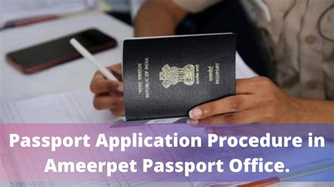 passport office in ameerpet.